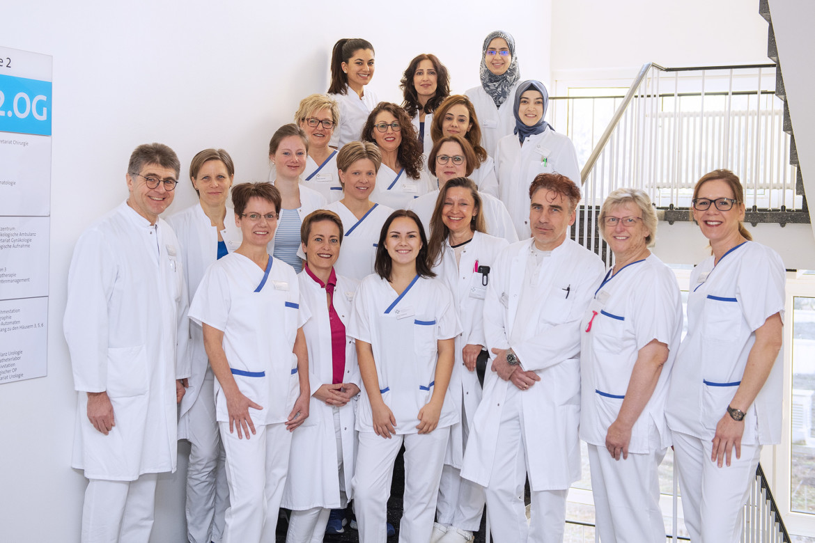 Das Team der Frauenklinik im St.-Antonius-Hospital Kleve.
