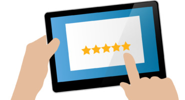 Stilisierte Grafik eines Tablets.