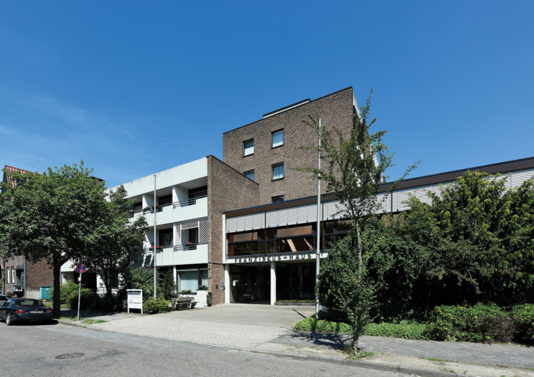 Eingang des Franziskus-Hauses Kleve